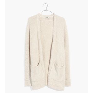 Madewell Ivory Teddy Cardigan